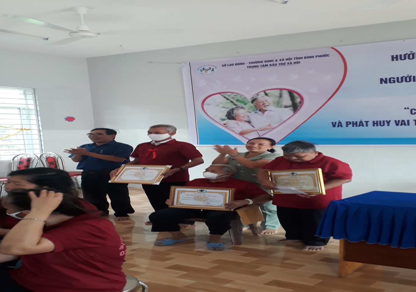 Trung tâm Bảo trợ xã hội tỉnh Bình Phước tổ chức lễ kỷ niệm 32 năm ngày quốc tế người cao tuổi