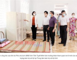 Lễ khánh thành nhà ở cho đối tượng bảo trợ xã hội tỉnh Bình phước